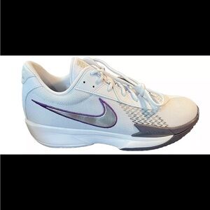 Nike Air Zoom G.T. Cut Academy Grey Purple Basketball Shoes Sz 11.5 men/13 women